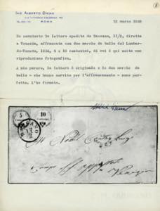 1854 - 5 cent. e 10 cent., marche ... 