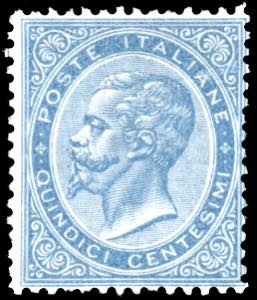 1865 - 20 cent. su 15 cent. Ferro di ... 