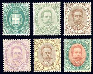 1889 - Seconda emissione, serie completa ... 