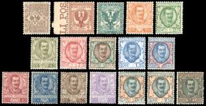 1901/26 - Floreale, tutti i valori emessi ... 