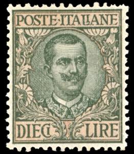 1910 - 10 lire Floreale (91), ottima ... 
