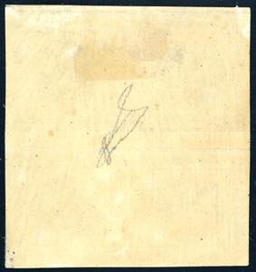 1859 - 1 kr. nero (2) blocco di ... 