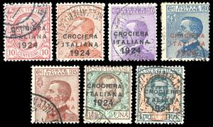 1924 - Crociera Italiana, soprastampati, ... 