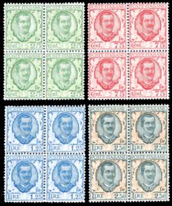 1926 - 25 cent., 75 cent, 1,25 e 2,50 lire ... 