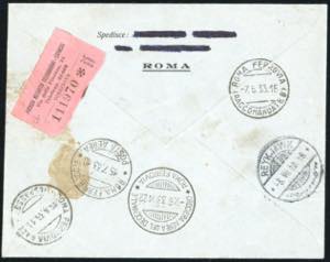 1933 - 5,25 + 19,75 lire Trittico ... 