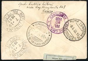 1933 - 5,25 + 44,75 lire Trittico ... 