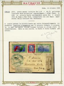 1933 - 5,25 + 44,75 lire Trittico ... 