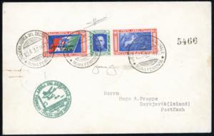 1933 - 5,25 + 19,75 lire Trittico I-NAPO ... 