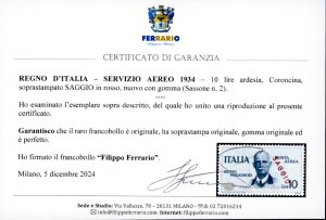 1934 - 10 lire Coroncina, ... 