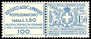 1936 - 1,50 lire Istituto Assicurazioni ... 