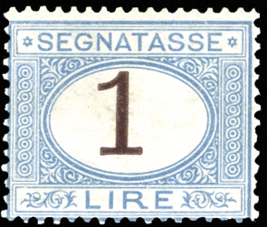 1870 - 1 lira azzurro chiaro e bruno (11), ... 