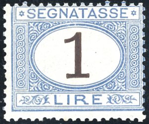 1870 - 1 lira azzurro chiaro e bruno (11), ... 