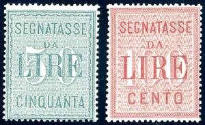 1884 - 50 e 100 lire (15/16), buona ... 