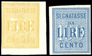 1903 - 50 e 100 lire, prove darchivio ... 