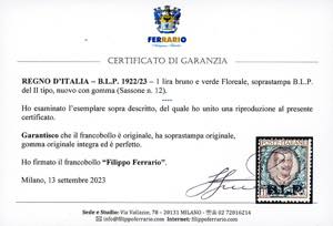 1922/23 - 1 lira Floreale, ... 