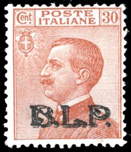1923 - 30 cent. soprastampa BLP del III tipo ... 