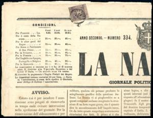 1860 - 1 cent. violetto bruno (17), perfetto ... 