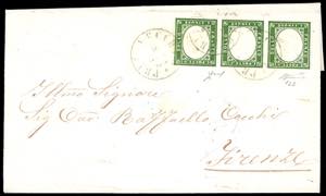 PRATOVECCHIO punti 8 - 5 cent. verde scuro ... 