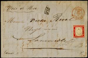 1861 - MARSIGLIA 1896 punti grossi con cifre ... 