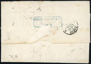 1863 - 20 cent. indaco chiaro, due ... 