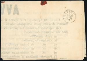 1882 - 1 cent. De La Rue, tiratura ... 