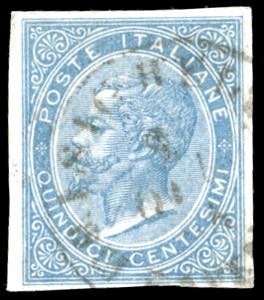 1863 - 15 cent. De La Rue, non ... 