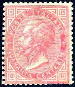 1866 - 40 cent. De La Rue, ... 