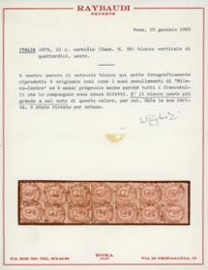 1879 - 10 cent. Umberto I (38), ... 