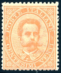 1879 - 20 cent. Umberto I (39), discreta ... 