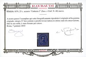 1879 - 25 cent. Umberto I (40), ... 