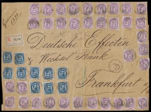 1887 - 50 cent., trentacinque esemplari, 25 ... 