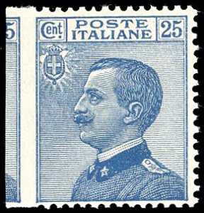 1908 - 25 cent. Michetti, non dentellato a ... 