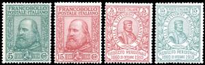 1910 - Garibaldi, serie completa (87/90), ... 
