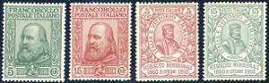 1910 - Garibaldi, serie completa (87/90), ... 