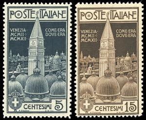 1912 - Campanile di Venezia, serie completa ... 