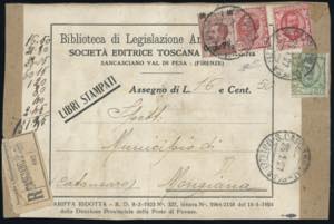 1927 - 7 1/2 su 85 cent. Michetti ... 