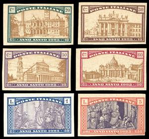 1924 - Anno Santo, prove nei colori ... 