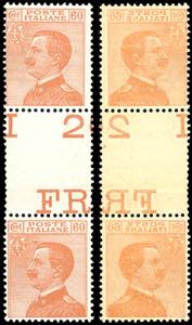 1926 - 60 cent. arancio Michetti, decalco al ... 
