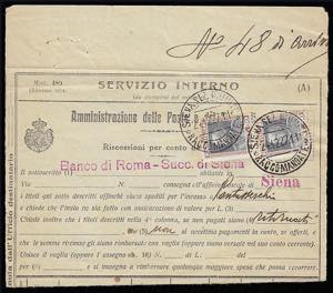 1927 - 50 cent. Parmeggiani, due esemplari ... 