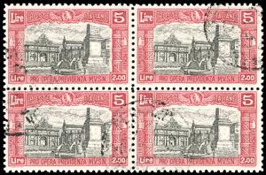 1928 - 5 + 2 lire Milizia II emissione ... 