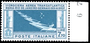 1930 - 7,70 lire Crociera Balbo (25), ... 