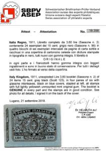 1911 - 15 cent. Michetti, libretto ... 