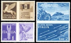 1942 - Non emessi, serie completa (12A/12C), ... 