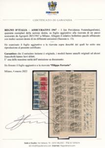 1947 - 3 lire Istituto ... 