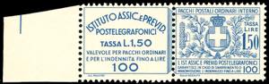 1936 - 1,50 lire Istituto Assicurazioni ... 