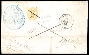 1863 - 10 cent. giallo (1), perfetto, ... 