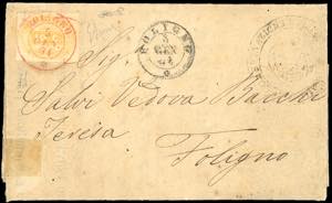 1864 - 10 cent. ocra (1a), perfetto, usato ... 