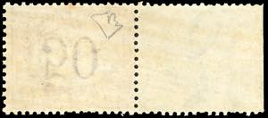 1870 - 50 cent. ocra e carminio, ... 