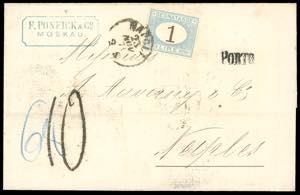 1871 - 1 lira azzurro chiaro e bruno (11), ... 