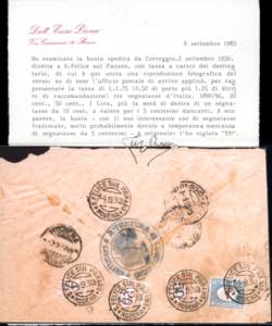 1930 - 10 cent. arancio e ... 